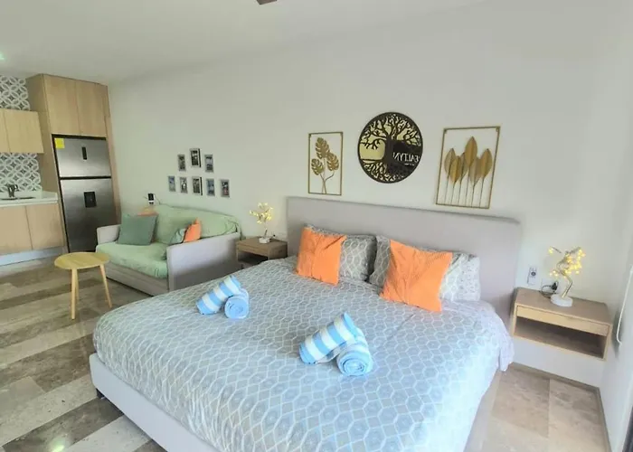 Casa Tangerina Elegante De Lujo En Playa *